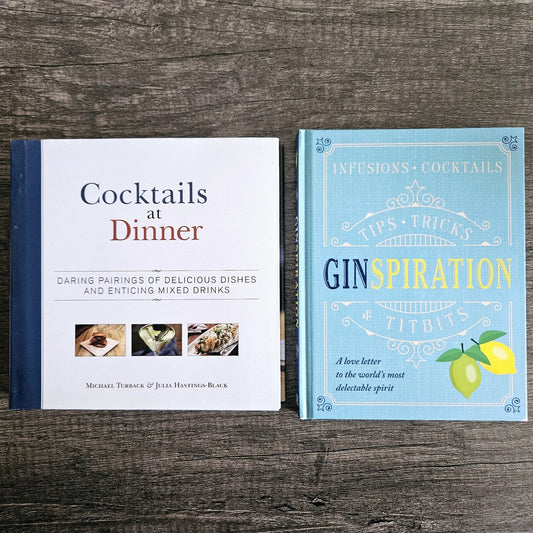 Cocktail Book Bundle; Cocktails at Dinner and Inspiration: Infusions - Hardcover - Megadrop.co.uk