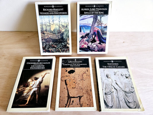 5 x Penguin Classics Paperback Bundle – Literature, History & Drama (Vintage) - Megadrop.co.uk