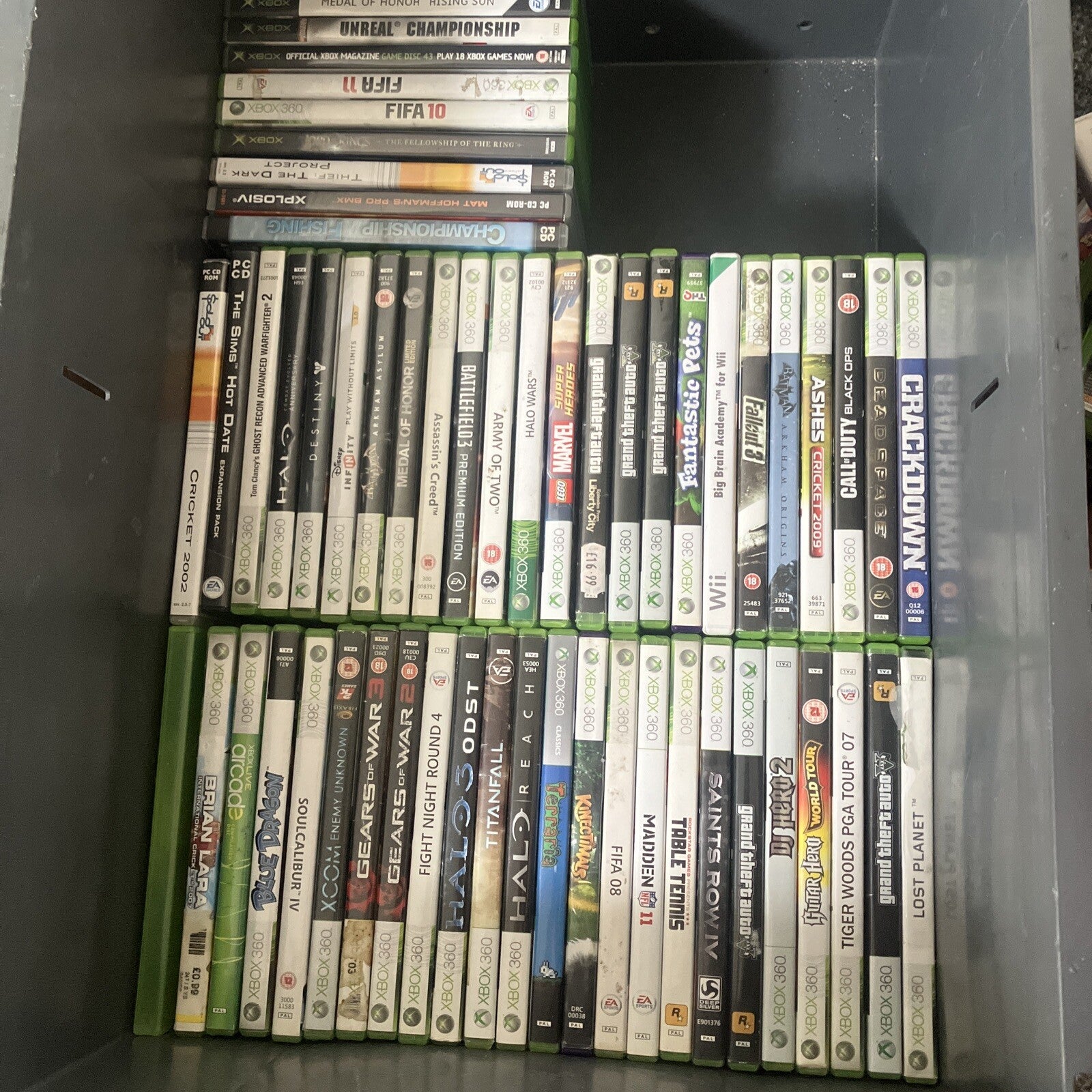 Mix Bundle Video Games Xbox 360, Xbox Wii Pc Collection