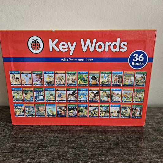 Ladybird Key Words With Peter and Jane – 36 Books Set Collection – Paperback