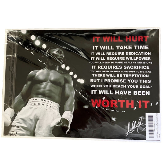 Anthony Joshua Icons Wall Art Marc…d Signature Unframed