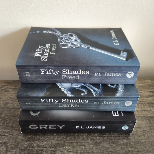 Fifty 50 Shades of Grey, Darker & Freed Trilogy 3 Books By E L James Paperback